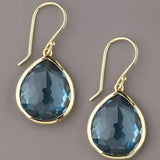 Pendientes Retro de Gotas Azules