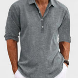 Carlo - Camisa Clásica de Algodón