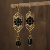 Pendientes Retro Negros