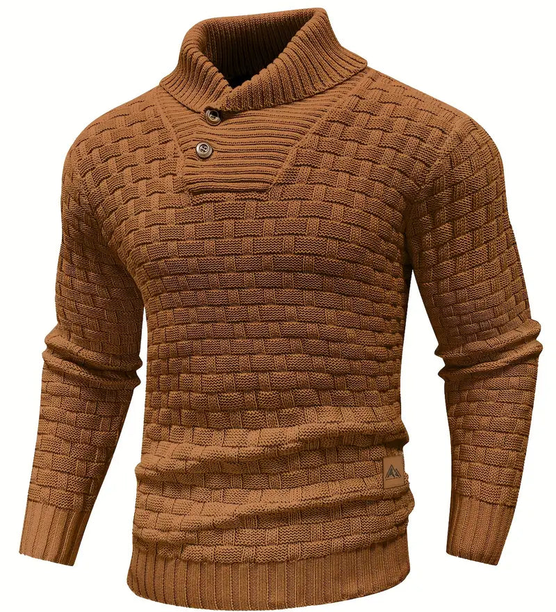 José - Castillo Suéter Tejido Cálido Y Cómodo Para Hombre