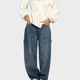 PANTALONES BRILLANTES MUJER