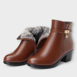 Frederica - Botas de invierno elegantes con cremallera