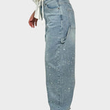 PANTALONES BRILLANTES MUJER