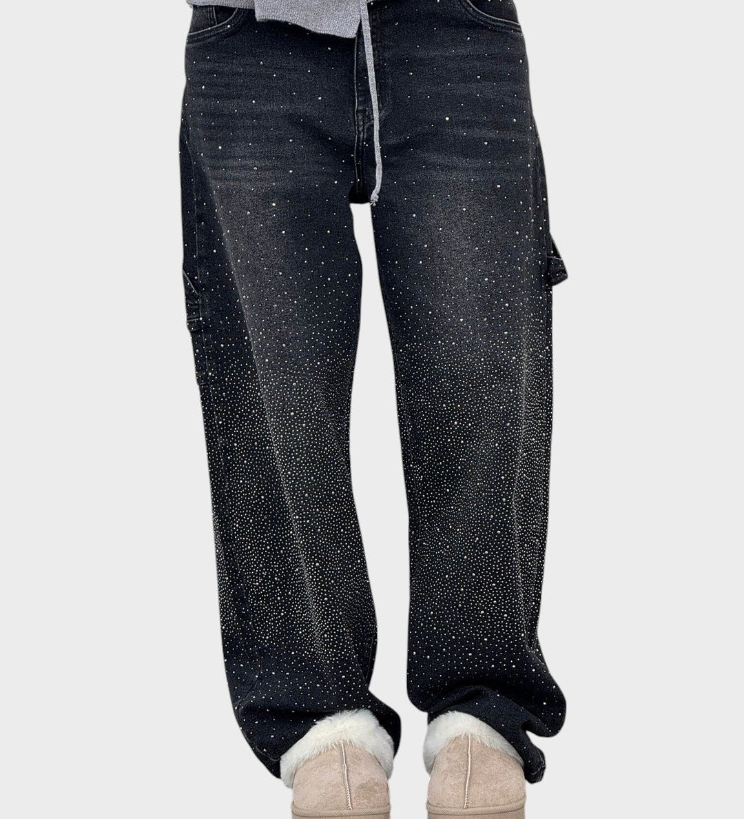 PANTALONES BRILLANTES MUJER