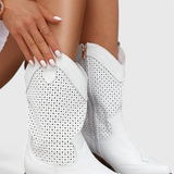 Pilar - Botas de Vaquero Modernas con Cremallera Lateral