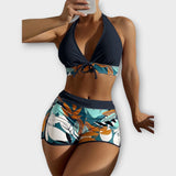 Conjunto de bikini de talle alto