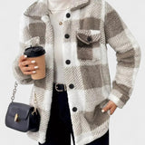 CHAQUETA CUADROS MUJER