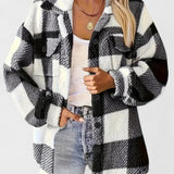 CHAQUETA CUADROS MUJER