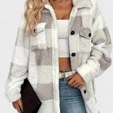 CHAQUETA CUADROS MUJER