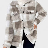 CHAQUETA CUADROS MUJER