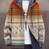 Zalie - Cardigan Lujoso Con Inspiración Artística Exclusiva