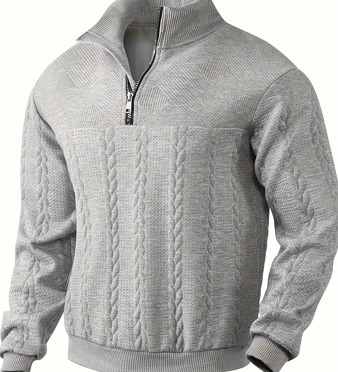 Santiago - Chaqueta de Punto con Cremallera Hombres Versátil