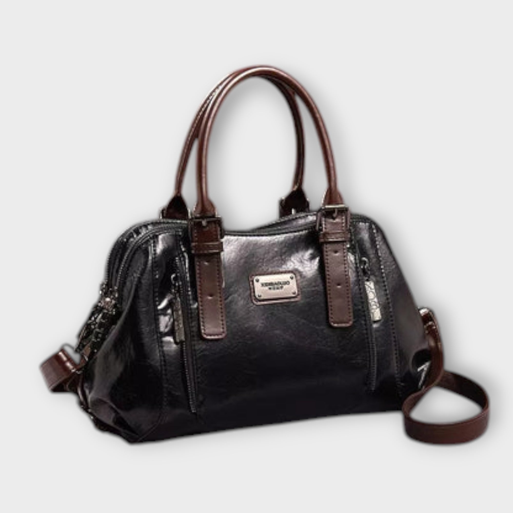Elegante bolsa de hombro vintage