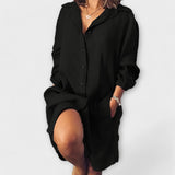 Blusa de lino casual para el día a día