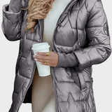 Savrani | Abrigo de invierno elegante con capucha y acolchado