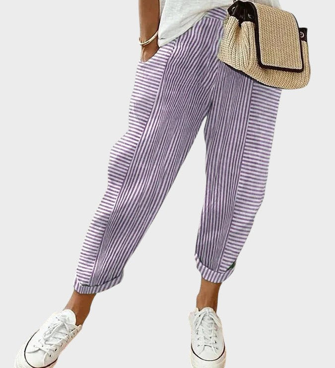 PANTALONES STRIPED MUJER