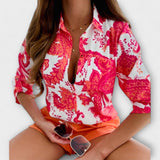 Blusa con cuello clásico